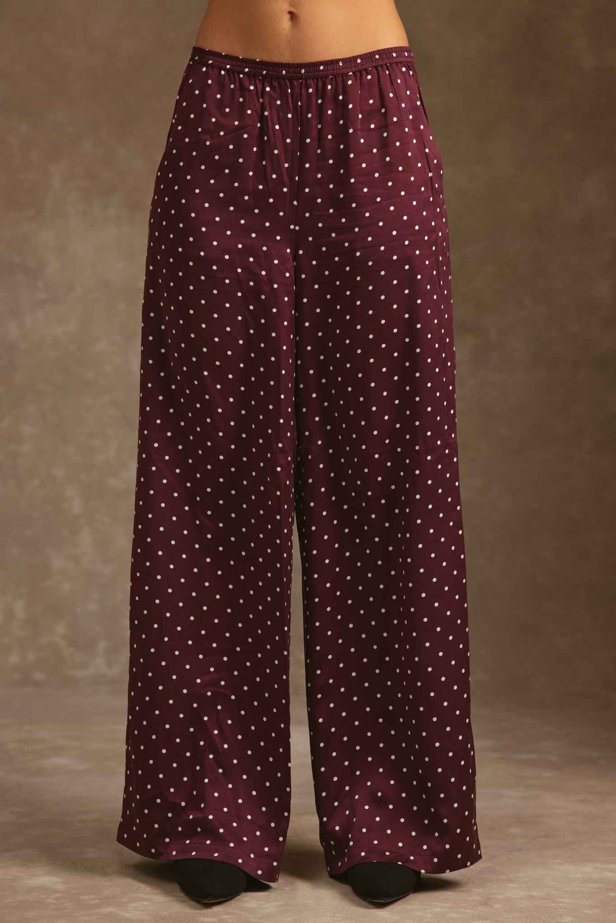 Akira Polka Dot Silk Pant