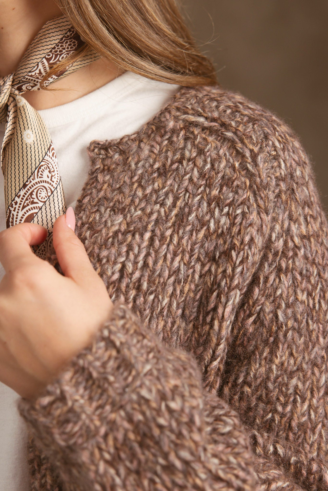 Madelyn Cashmere Chunky Open Cardigan