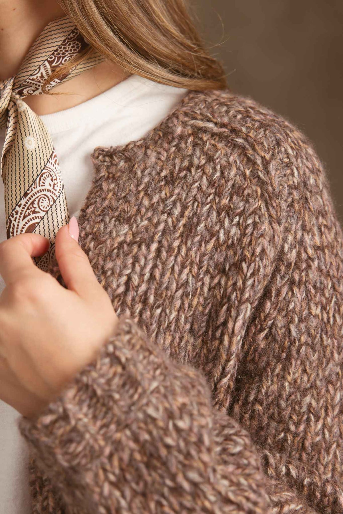 Madelyn Cashmere Chunky Open Cardigan