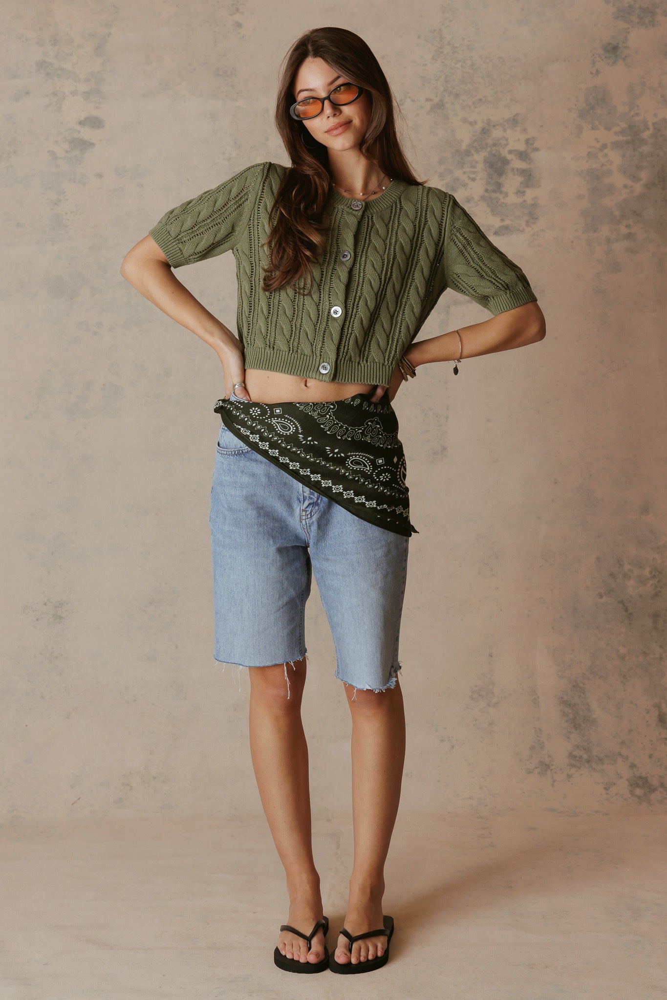 Bridey Cotton Short Sleeve Cardigan