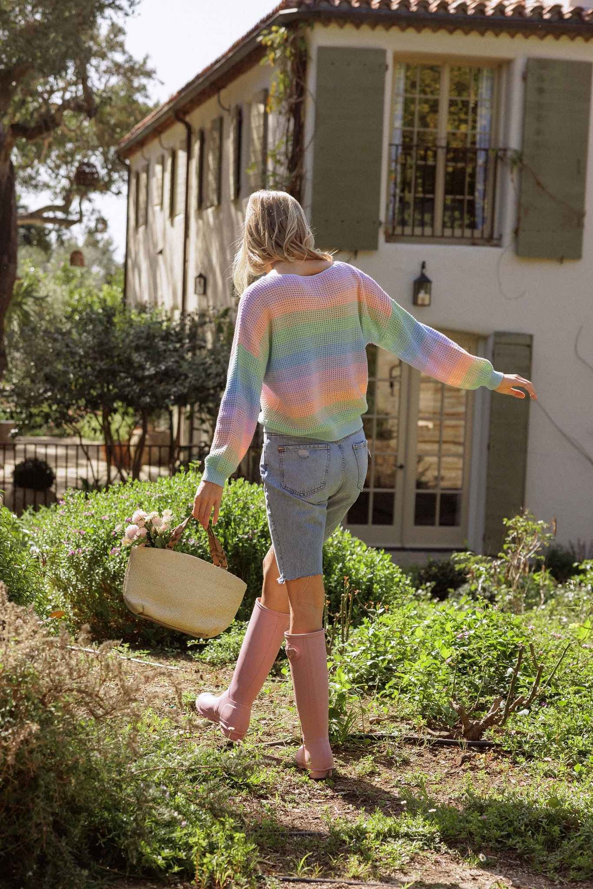 Cinzia Women's Cotton Multi Color Stripe Top
