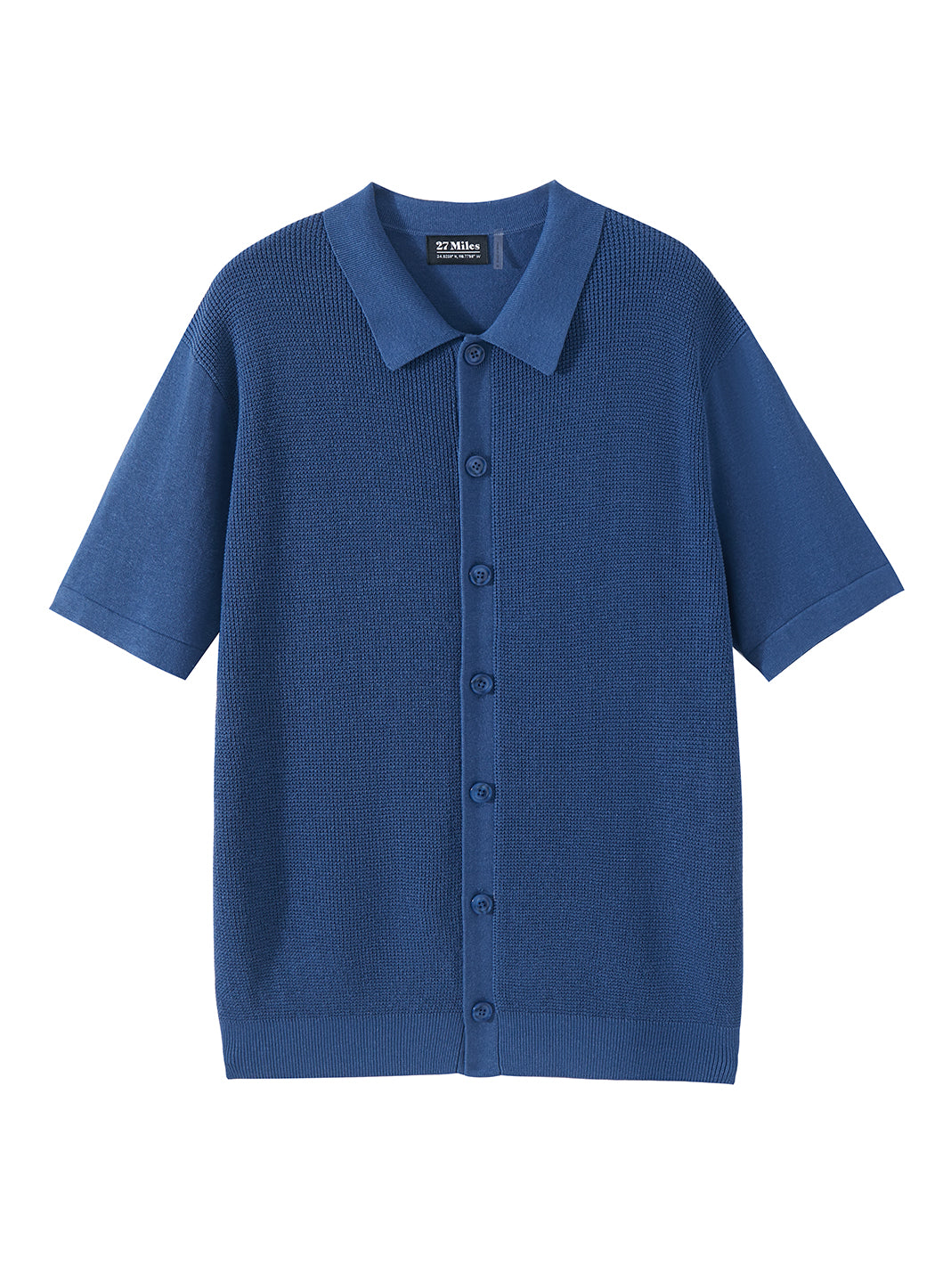 Pietro Silk Linen Blend Short Sleeve Collar Button UP