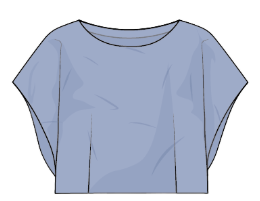 Serra Linen Boatnet Cropped Top