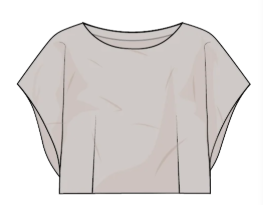 Serra Linen Boatnet Cropped Top