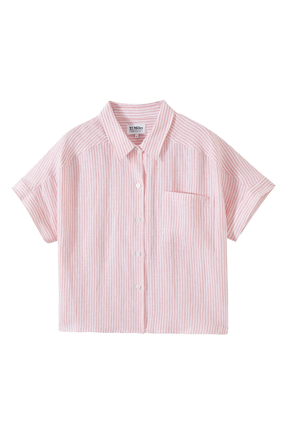 Catania Short Sleeve Pin Stripe Shirt