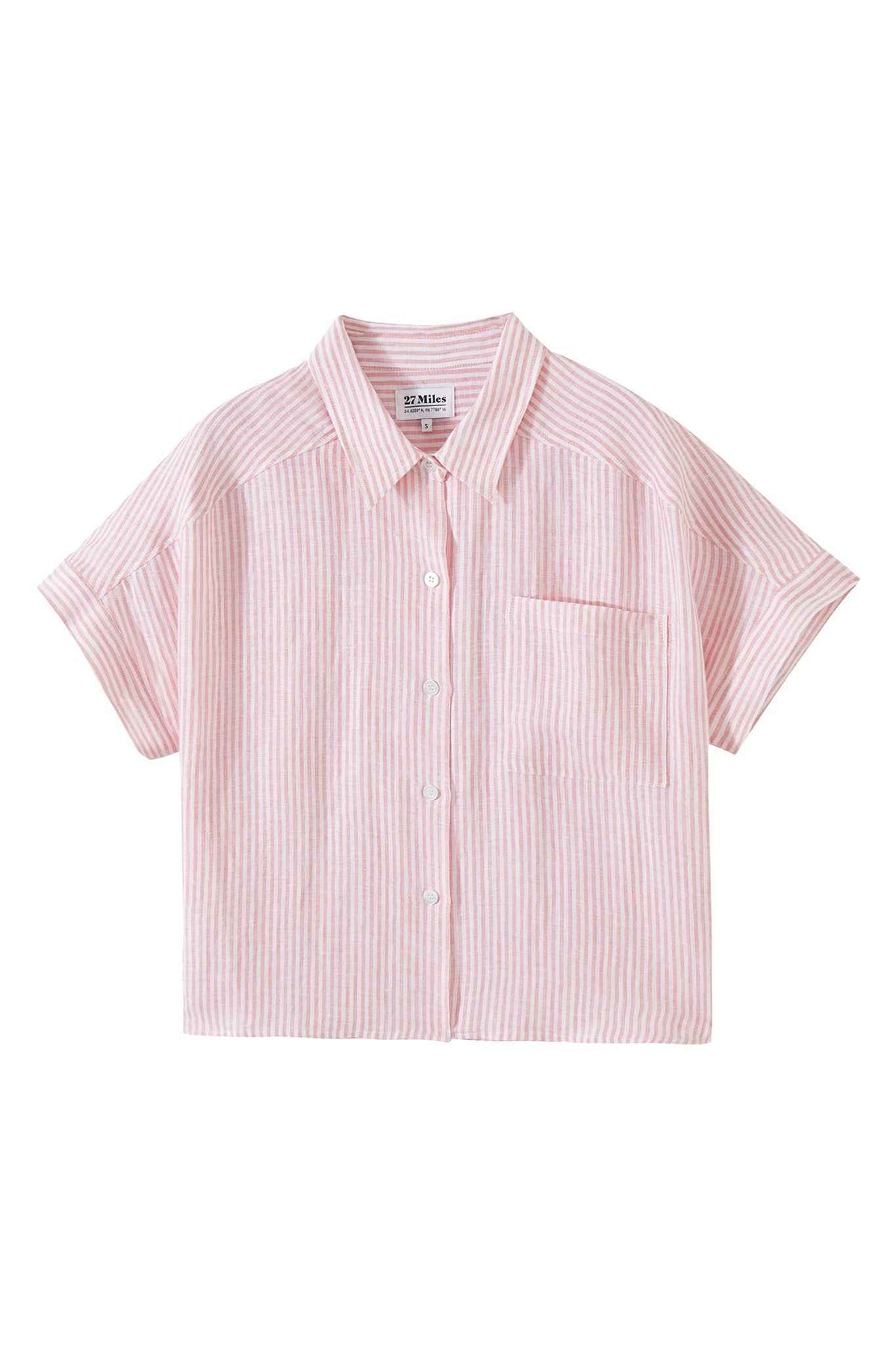 Catania Short Sleeve Pin Stripe Shirt