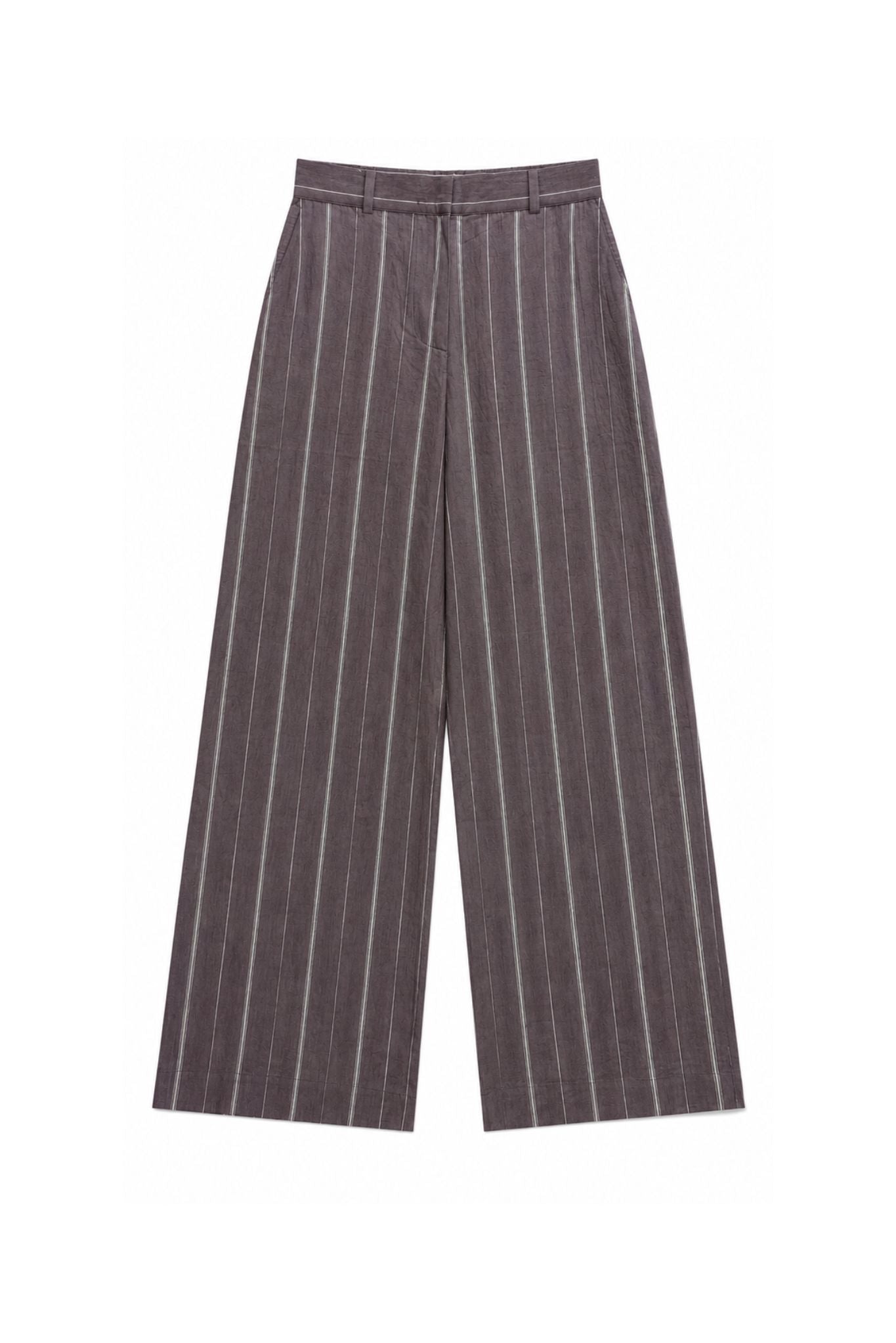 Marcia Cotton Striped Tailored Pant