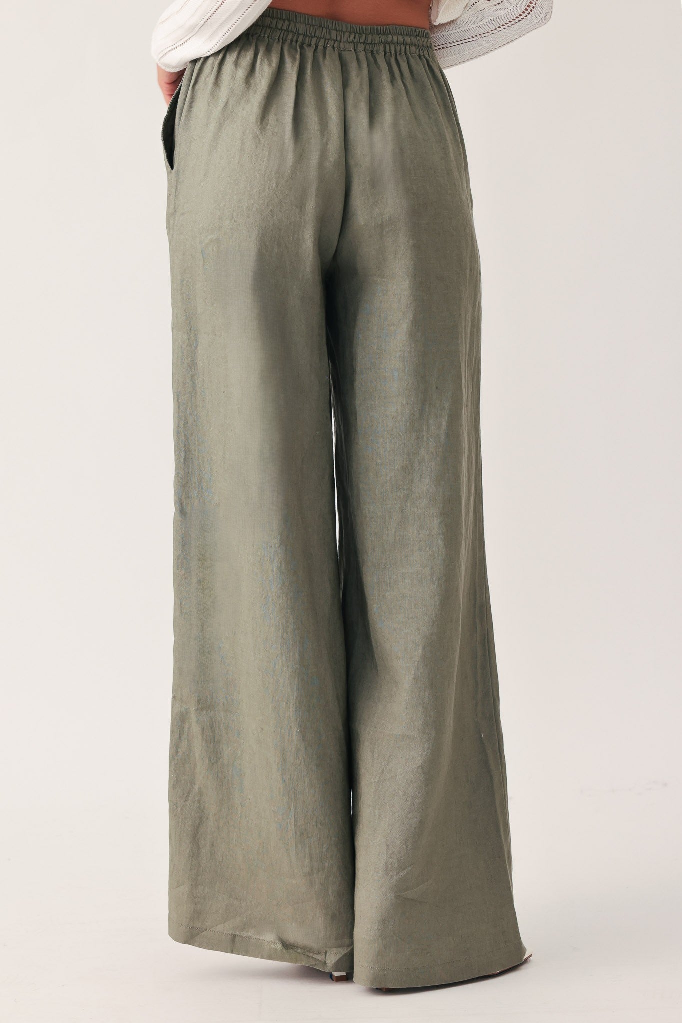 Ravello Wide Leg Linen Pant