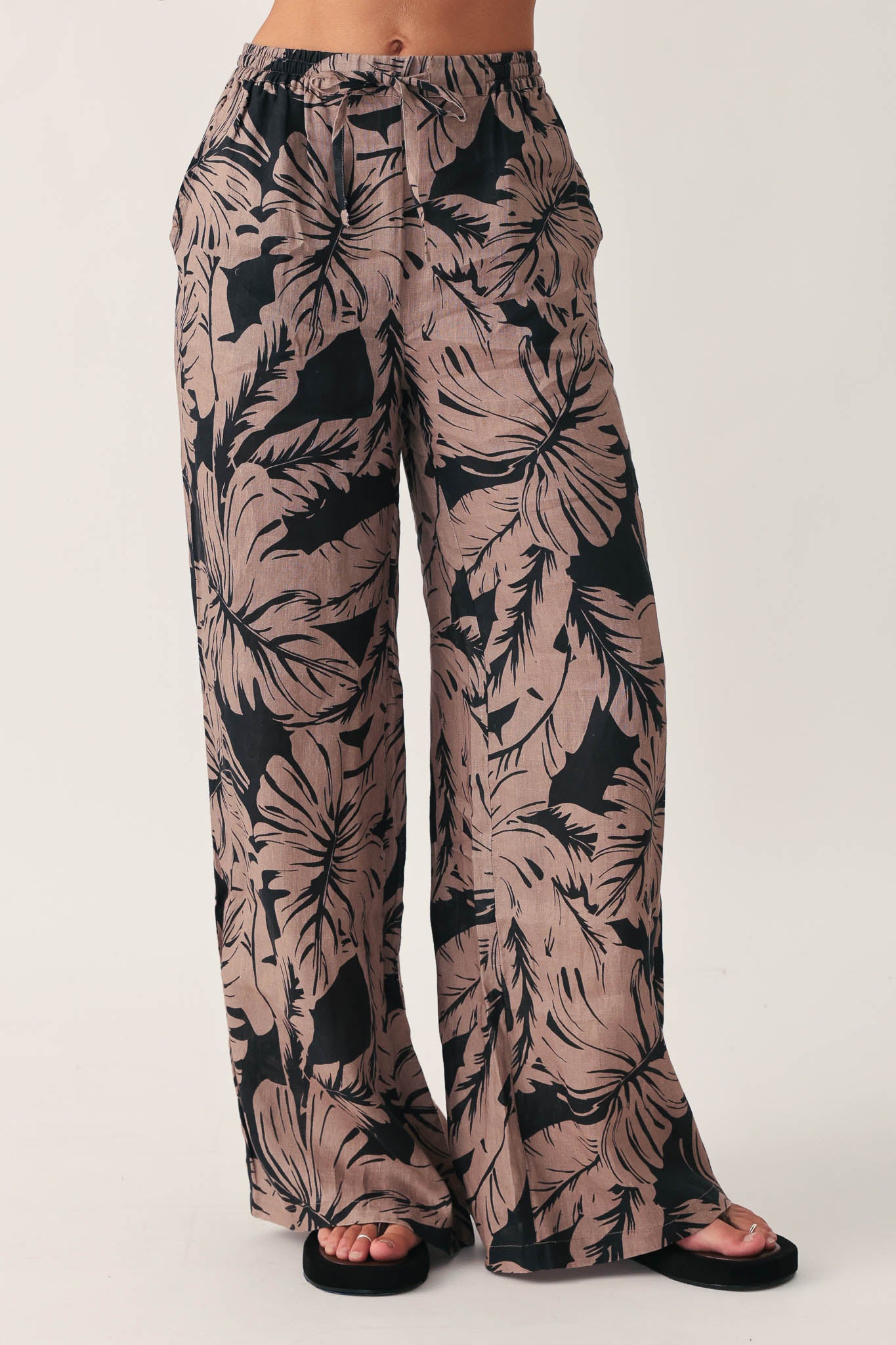 Ravello Wide Leg Linen Pant