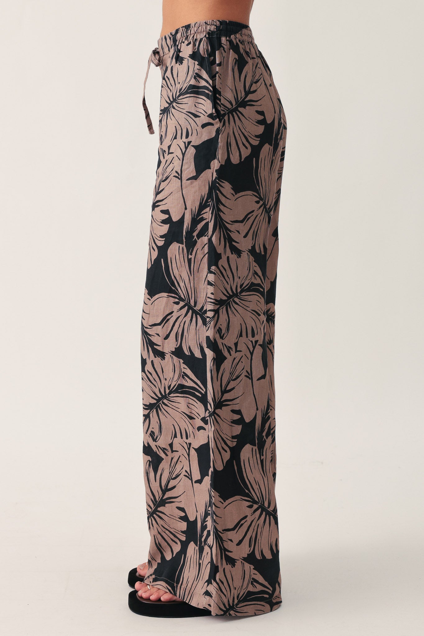 Ravello Wide Leg Linen Pant