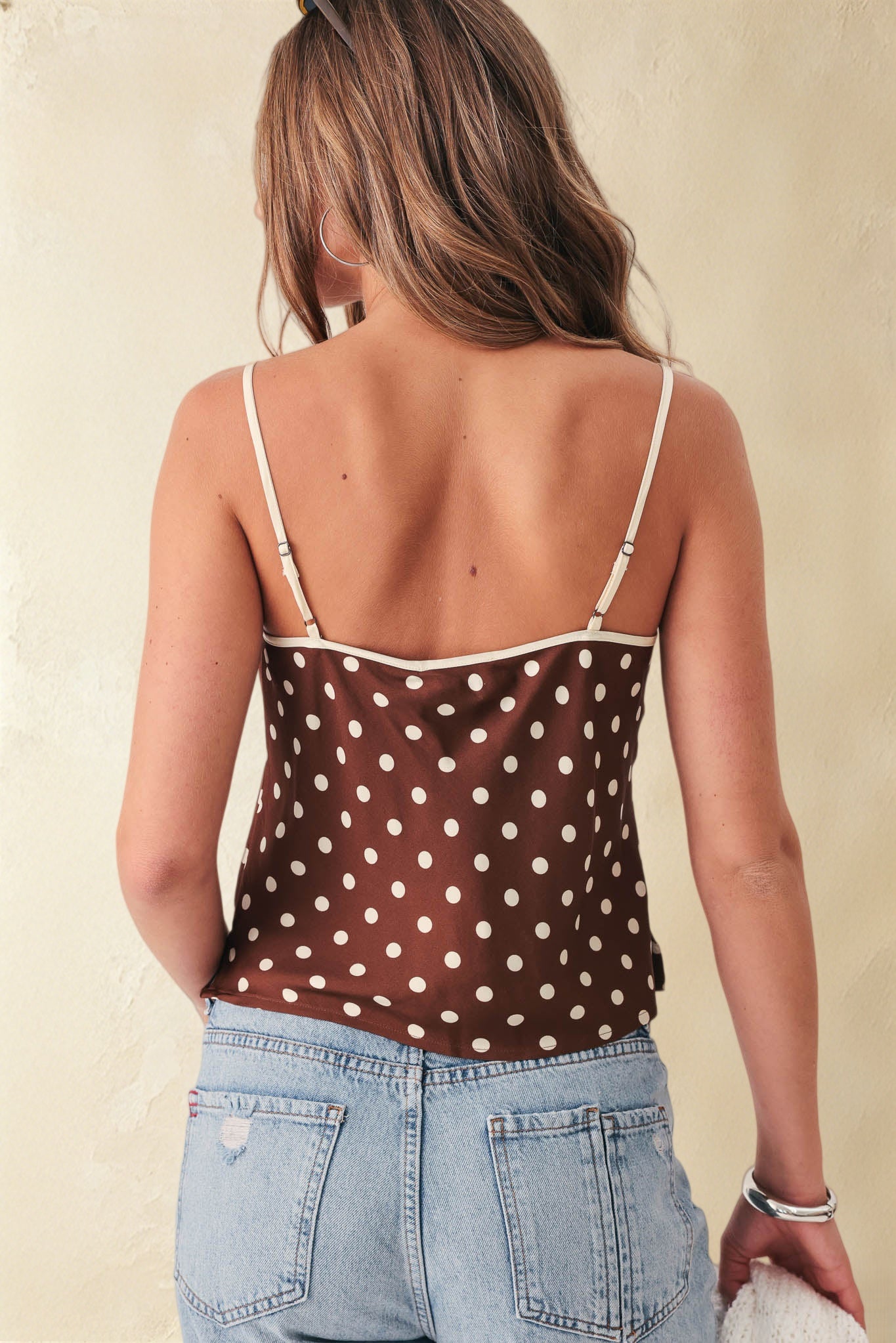Poise Polka Dot Silk Cami