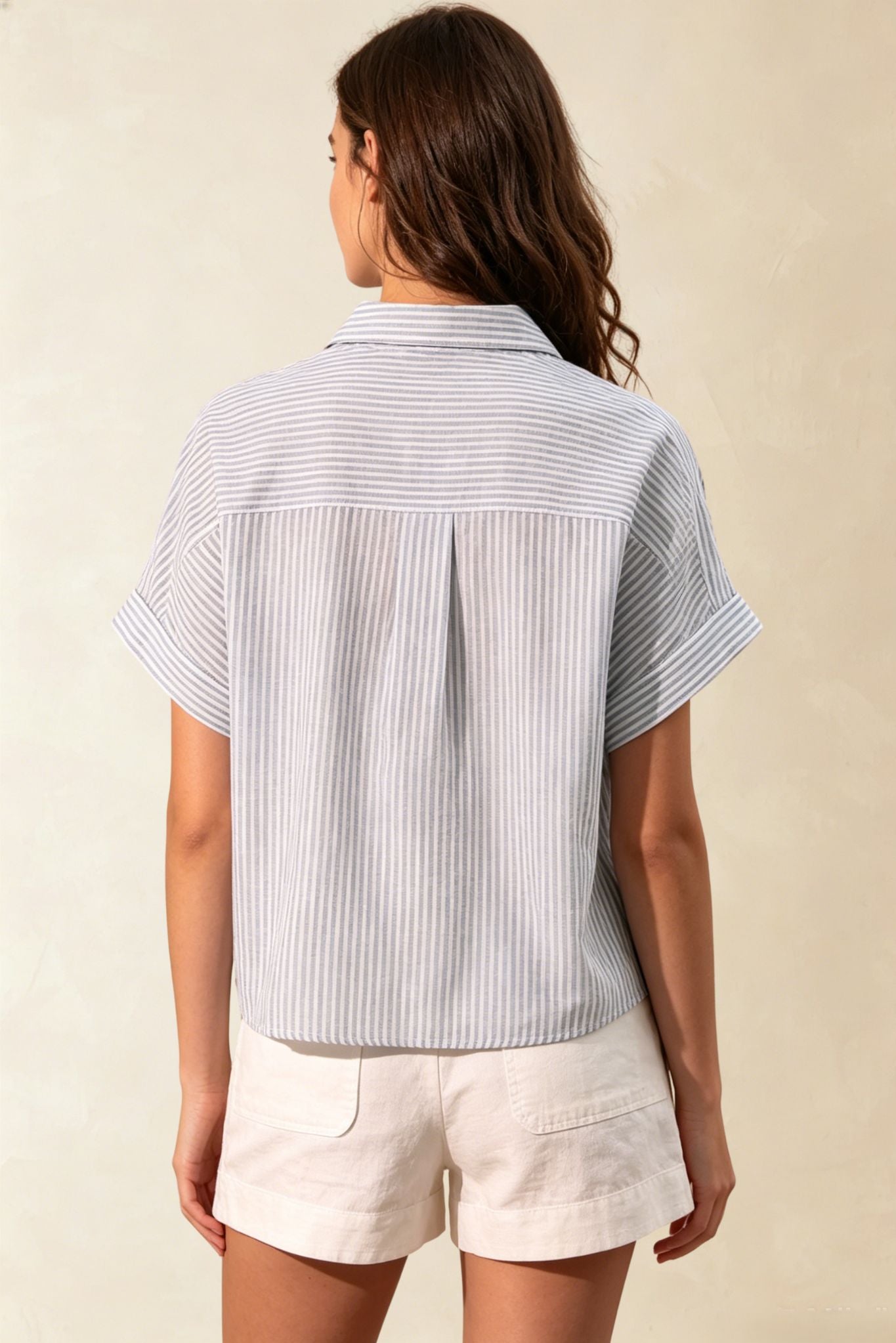Catania Short Sleeve Pin Stripe Shirt