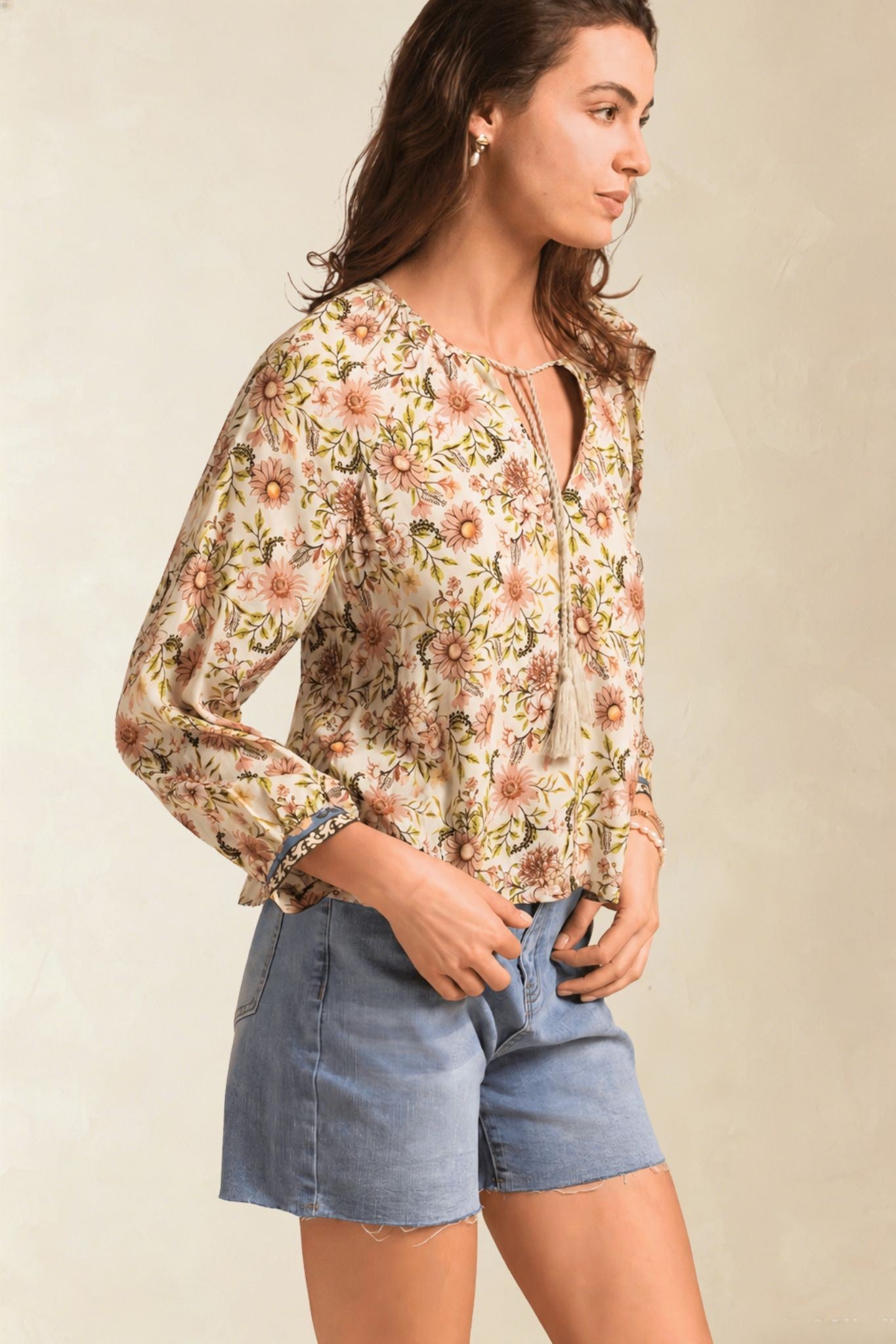 Leanna Printed Blouse