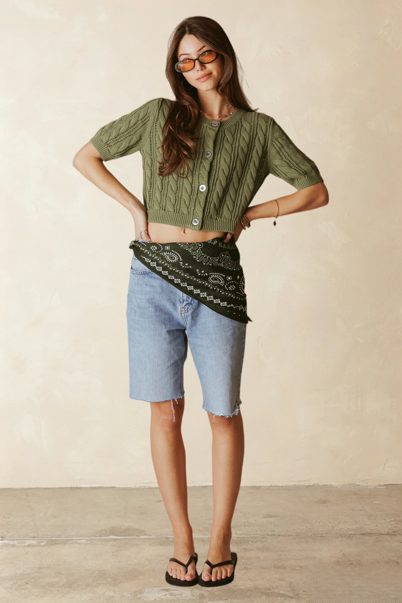 Bridey Cotton Short Sleeve Cardigan