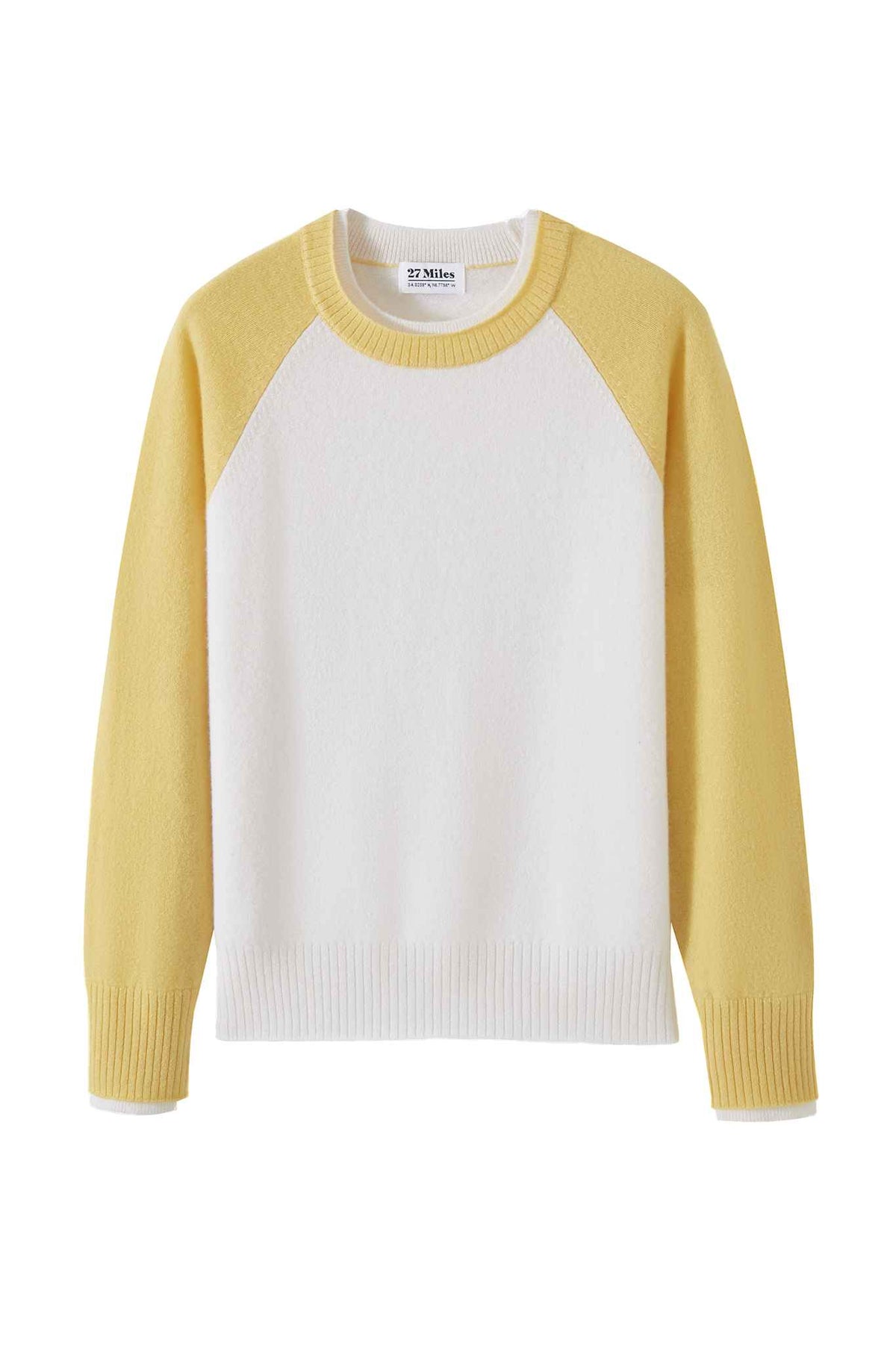 Proctor Cashmere Baseball Pullover