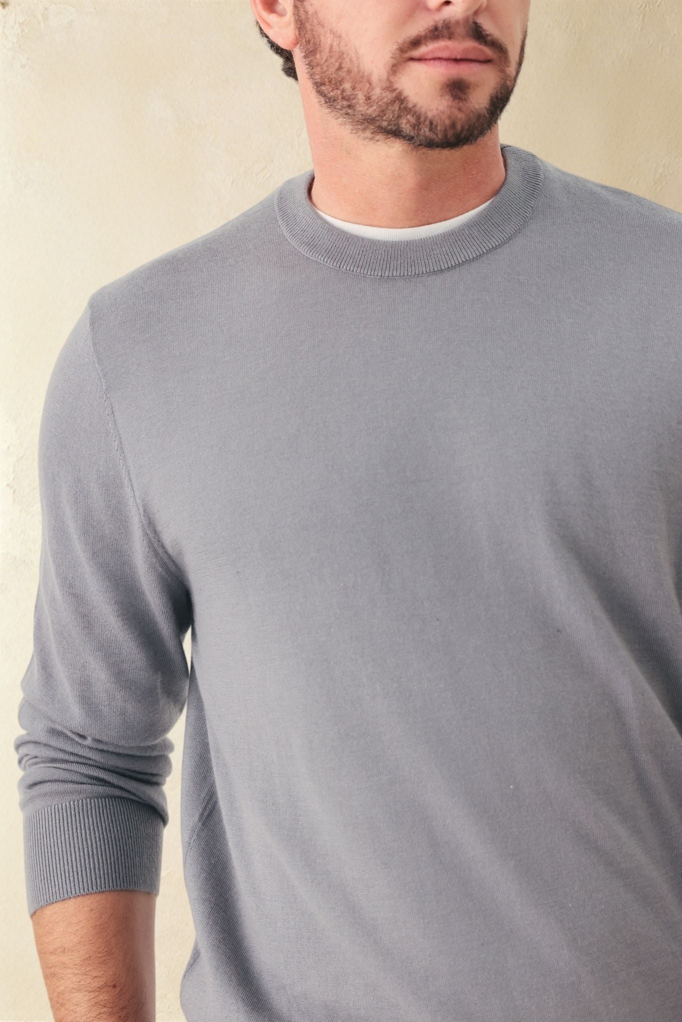 Andrea Tissue Weigth Cashmere Crewneck