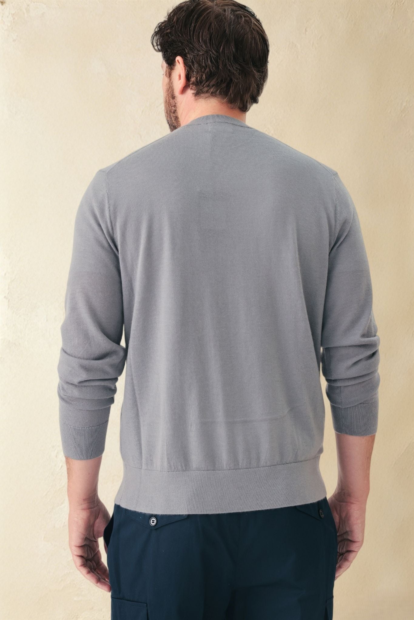 Andrea Tissue Weigth Cashmere Crewneck