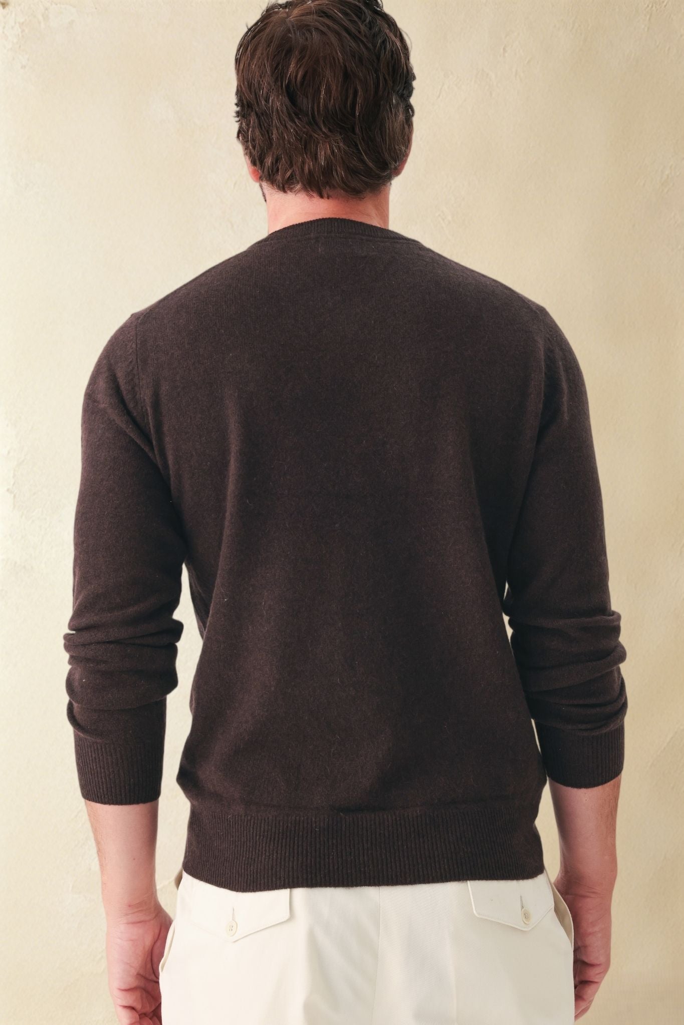 Vito Tissue Weight Cashmere V Neck