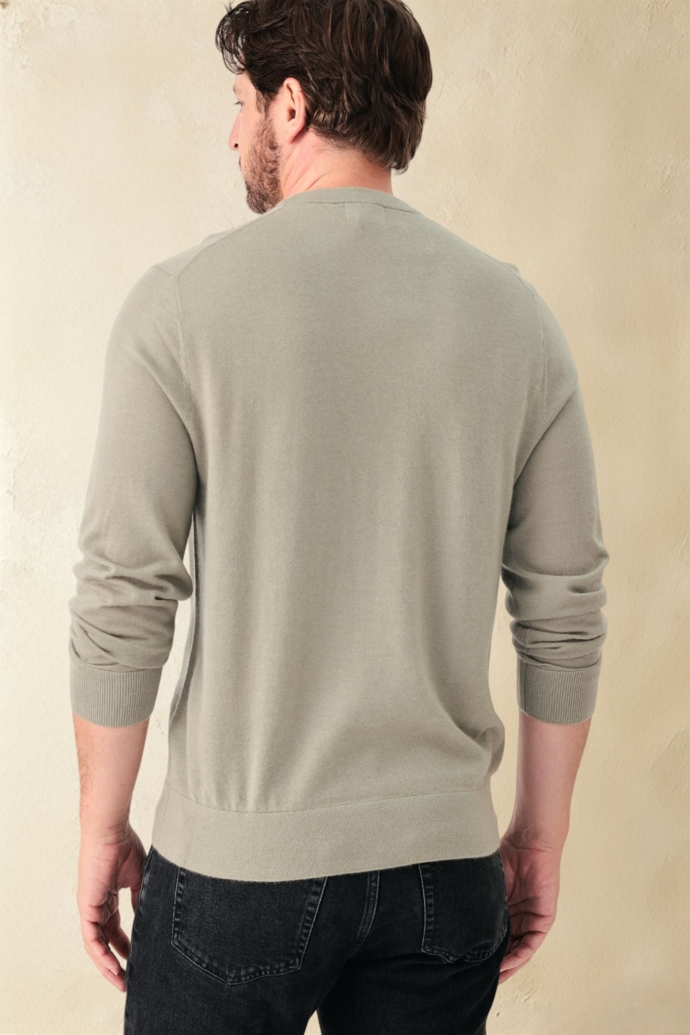 Andrea Tissue Weigth Cashmere Crewneck
