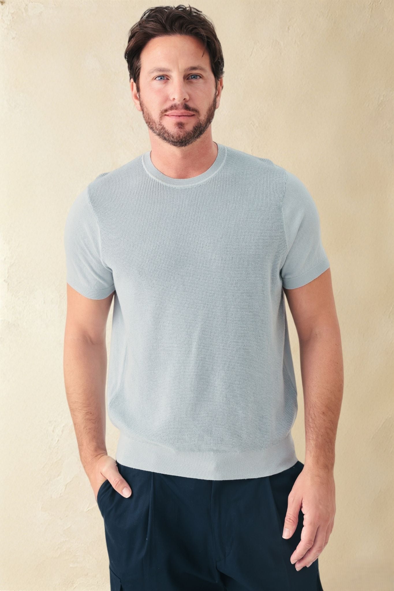 Salvo Men's Organic Cotton Short Sleeve Crew