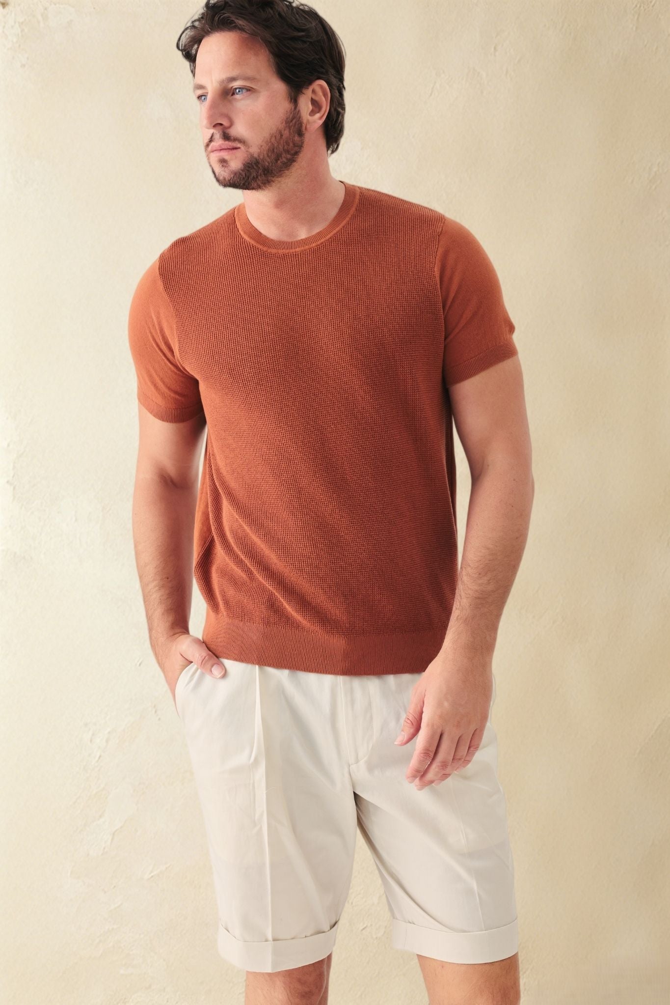 Salvo Men's Organic Cotton Short Sleeve Crew