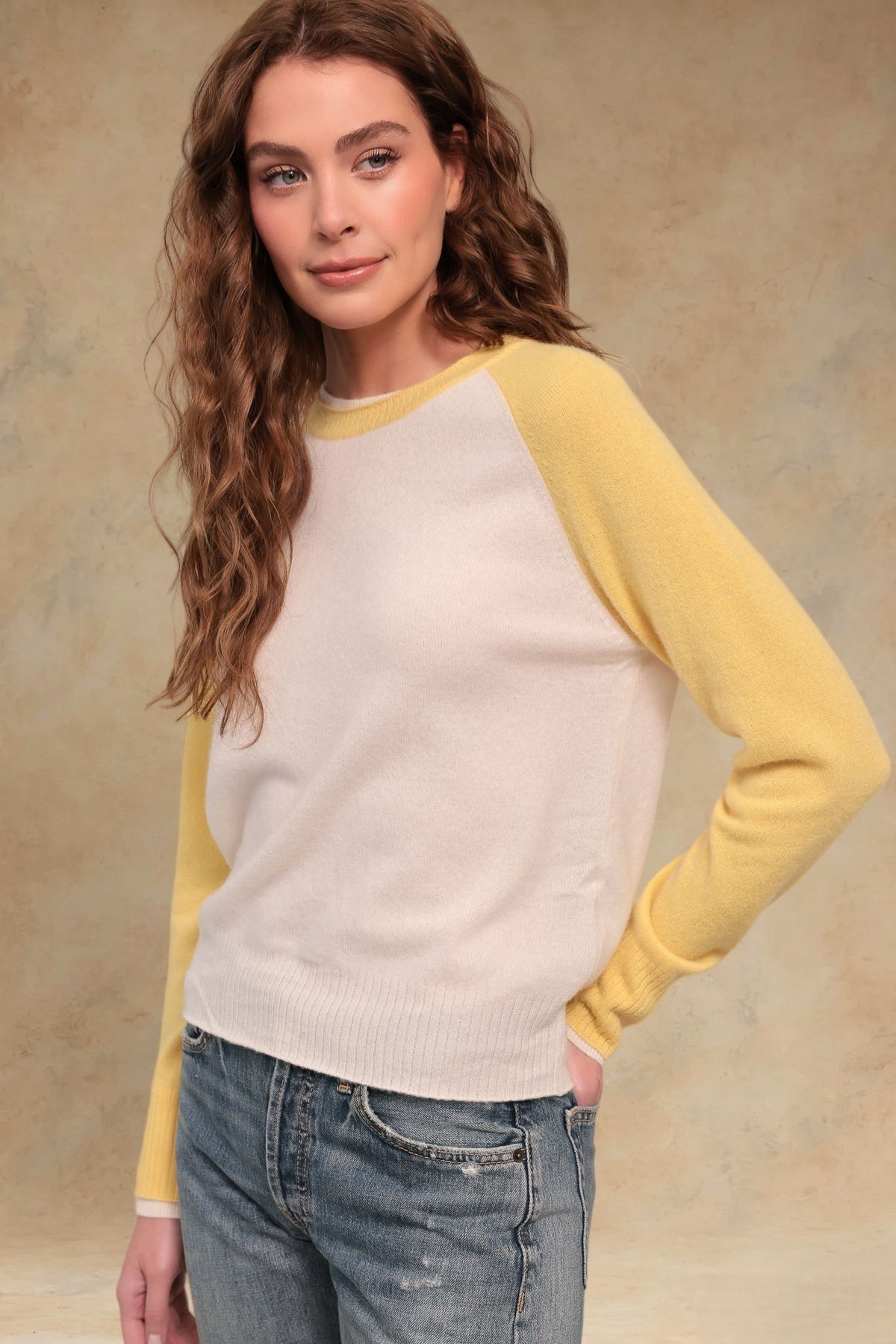 Proctor Cashmere Baseball Pullover