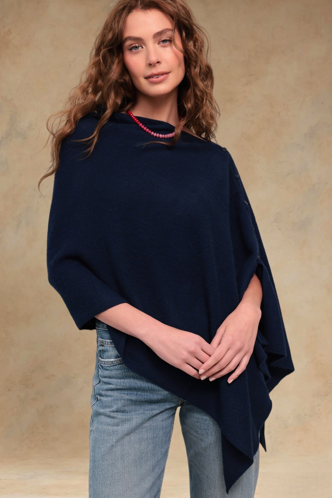 Cashmere Travel Poncho Wrap