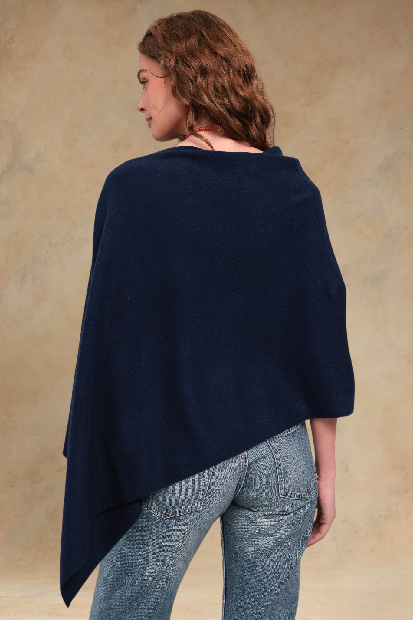 Cashmere Travel Poncho Wrap