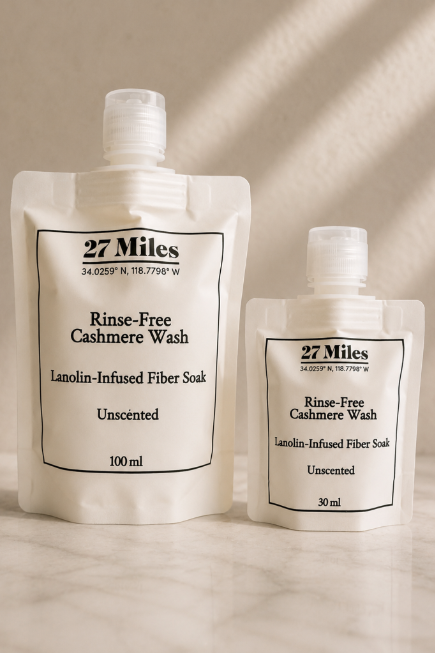 Unscented Rinse Free Cashmere Wash 30ml