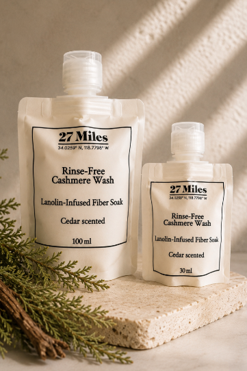 Cedar Rinse Free Cashmere Wash 30ml