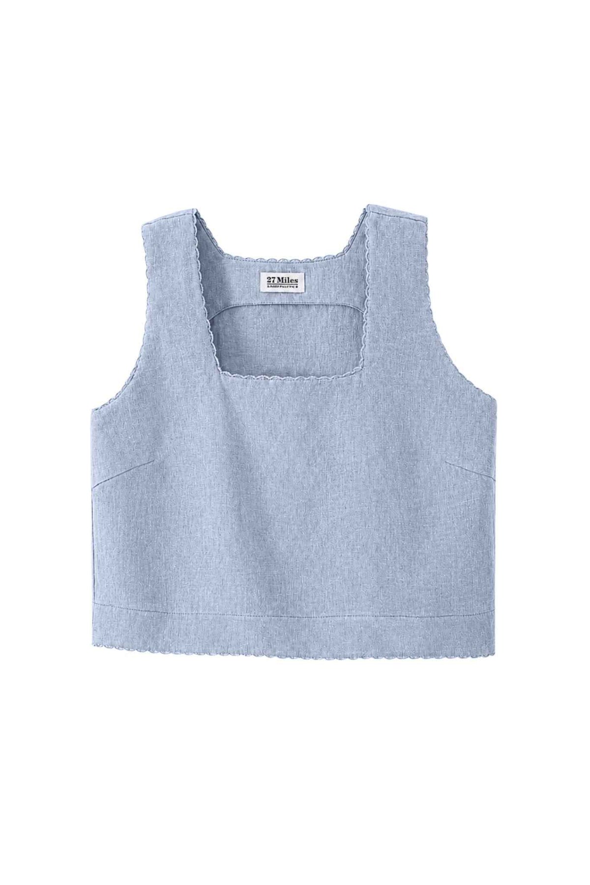 Piper Square Neck Linen Tank
