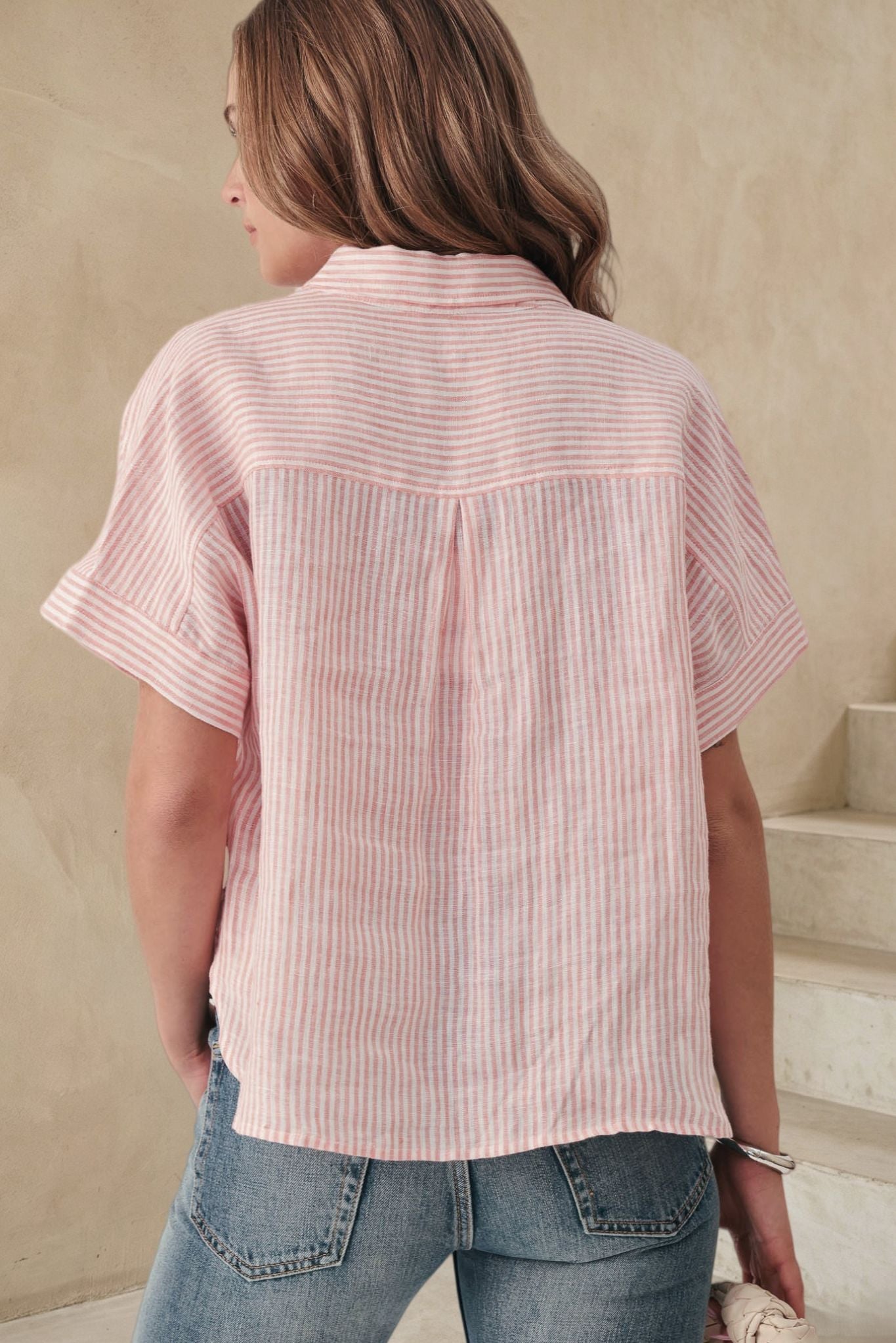 Catania Short Sleeve Pin Stripe Shirt