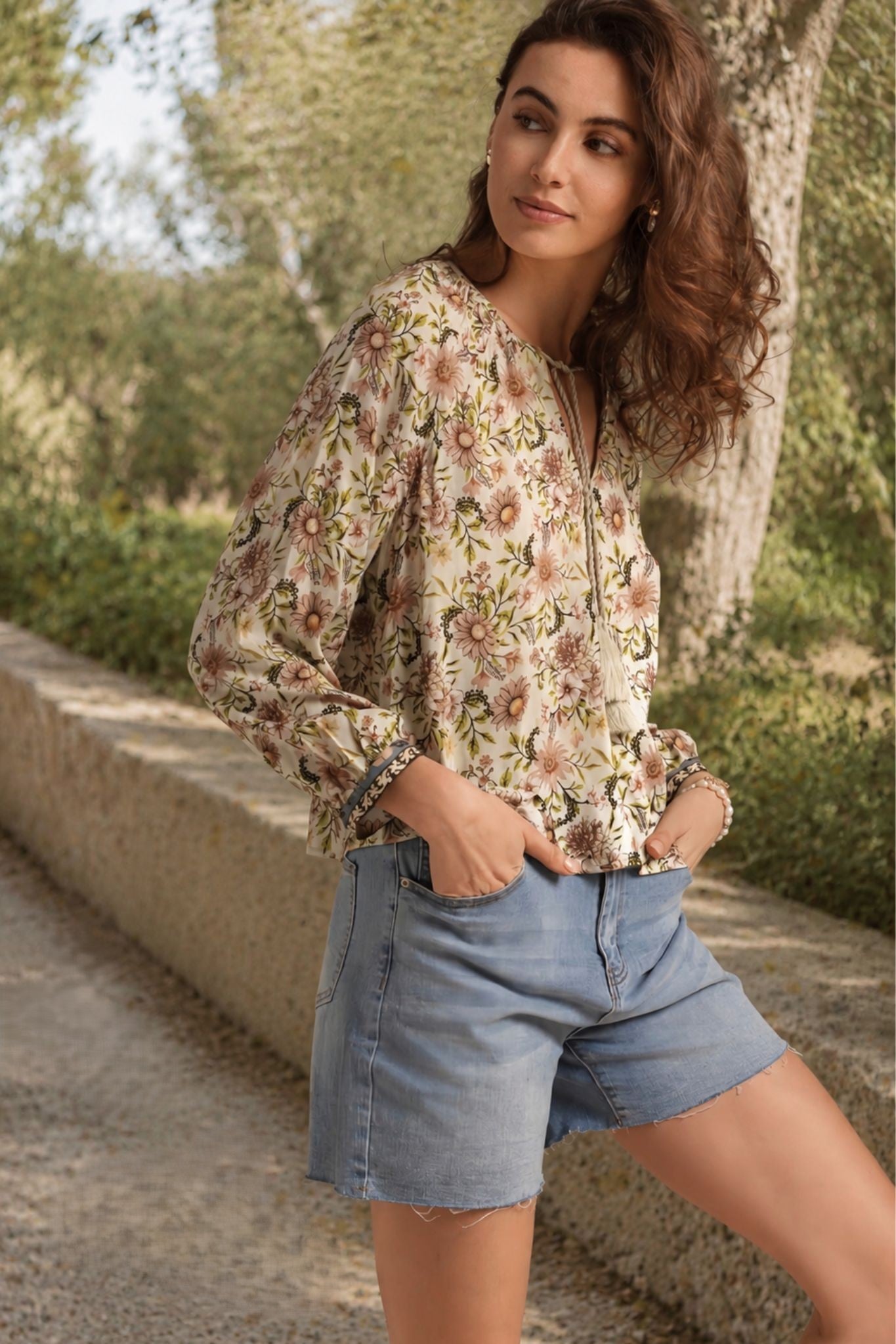 Leanna Printed Blouse