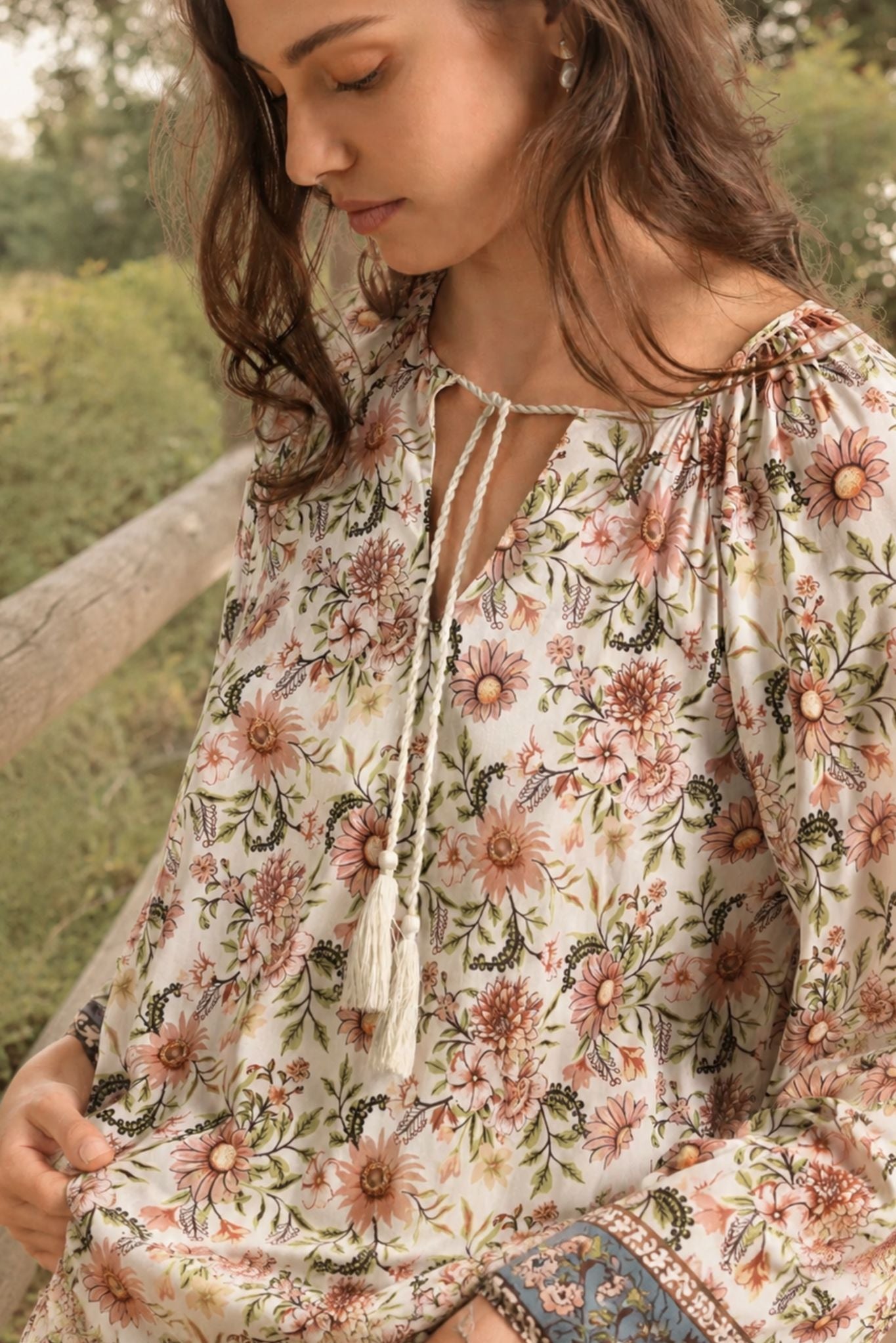 Leanna Printed Blouse