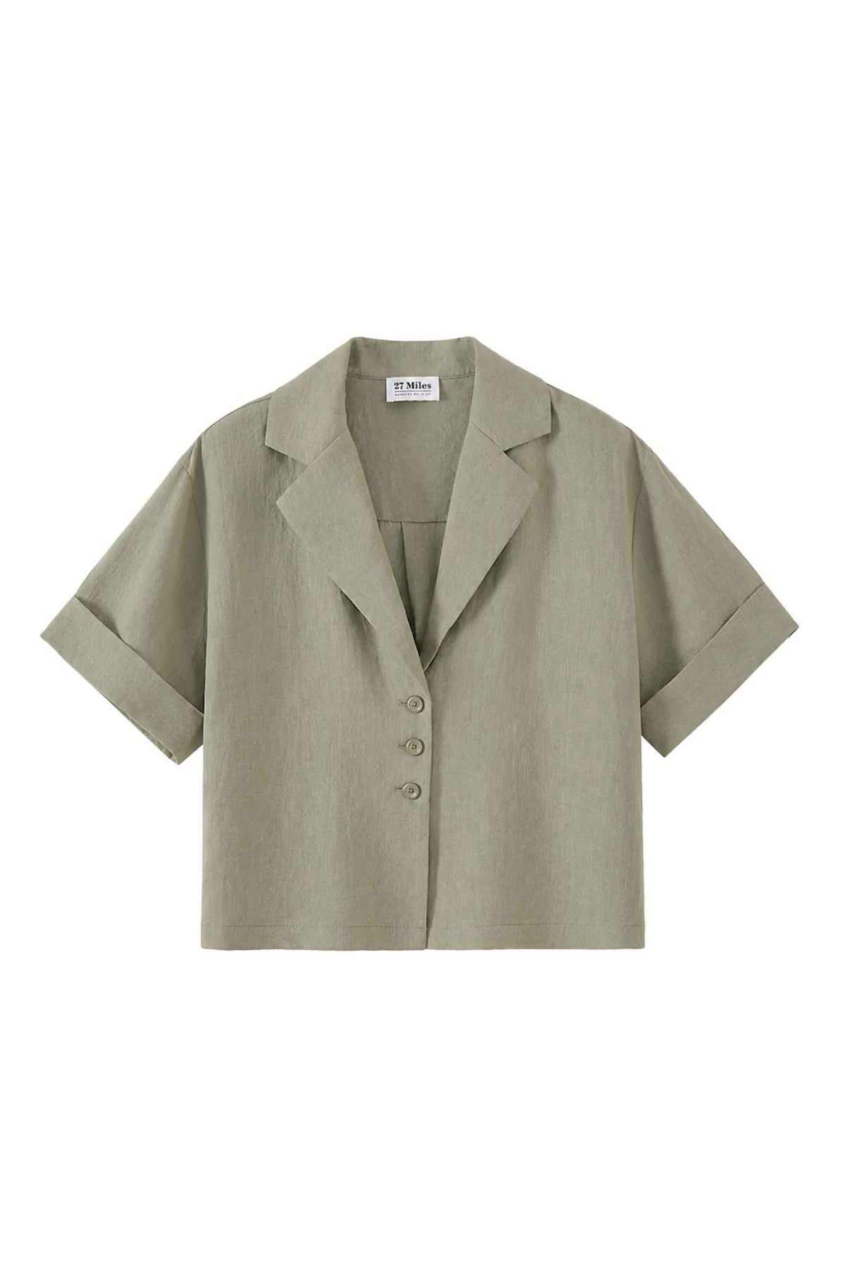 Eugenia Short Sleeve Linen Shirt