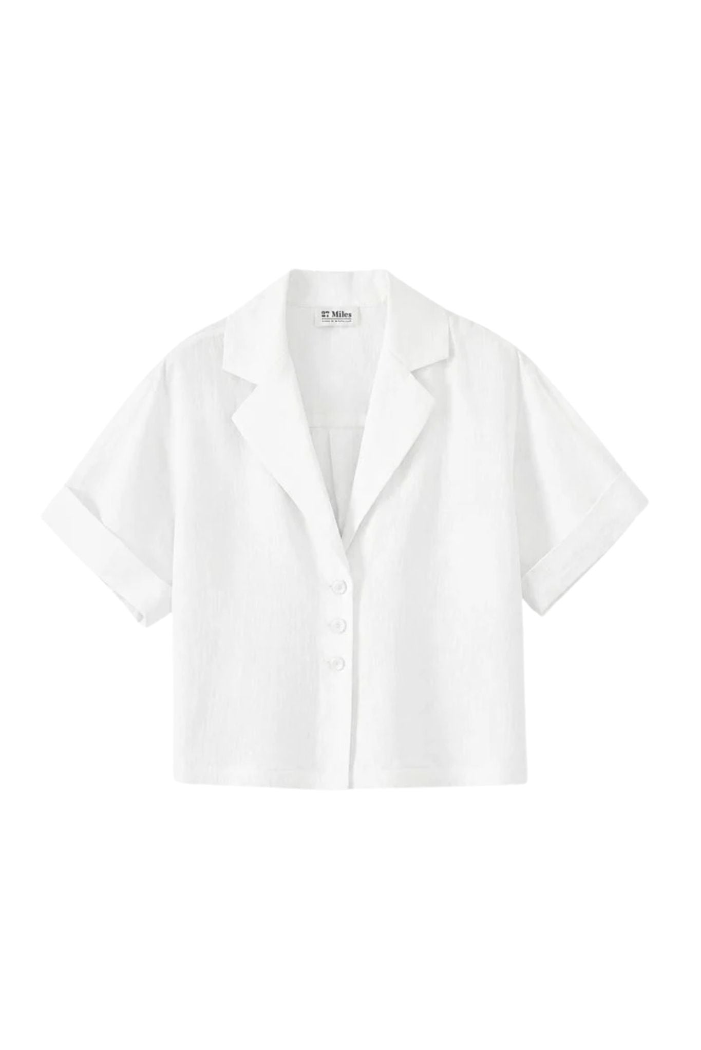 Eugenia Short Sleeve Linen Shirt