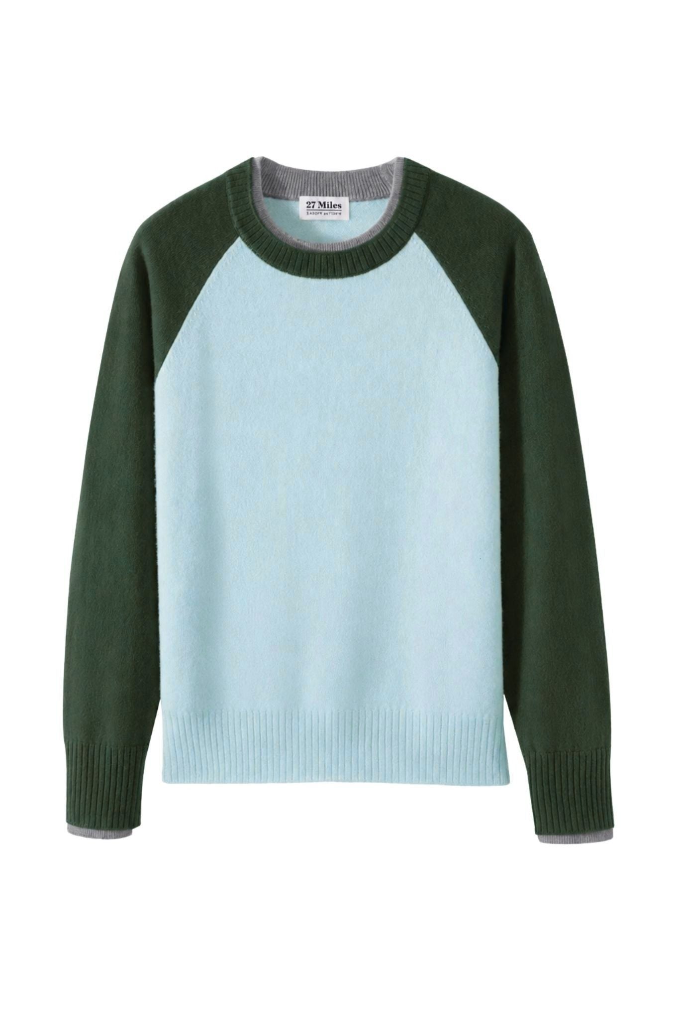 Proctor Cashmere Baseball Pullover
