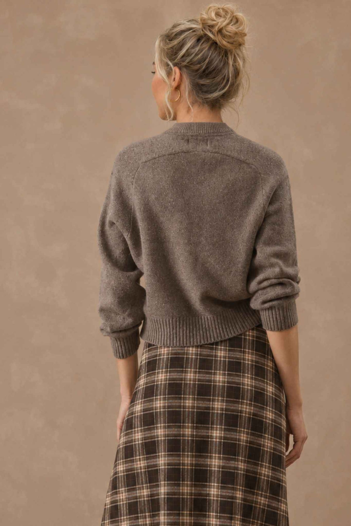 Alyson Cropped Cashmere Crewneck