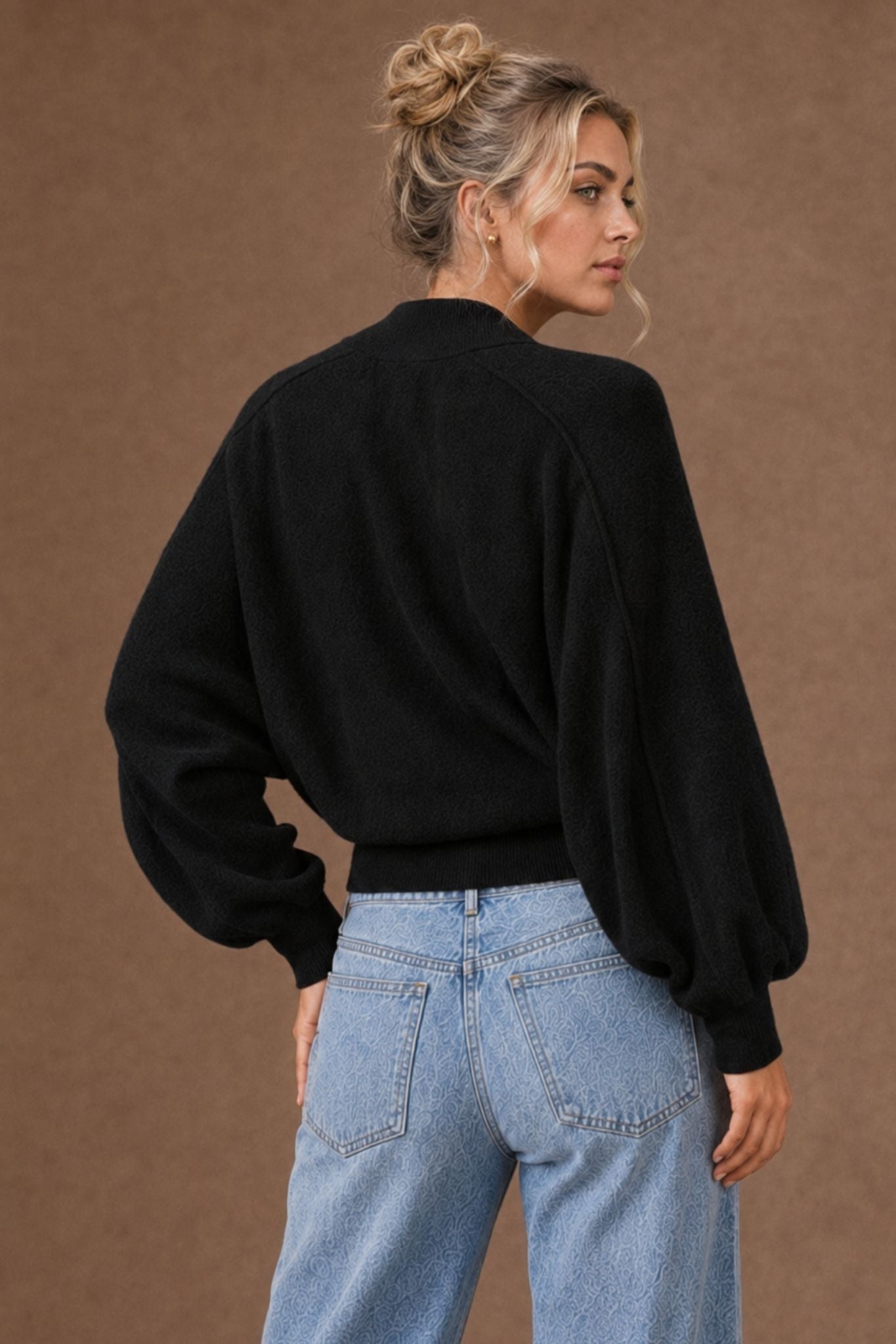 Gayle Cashmere Blend Zip Cardigan