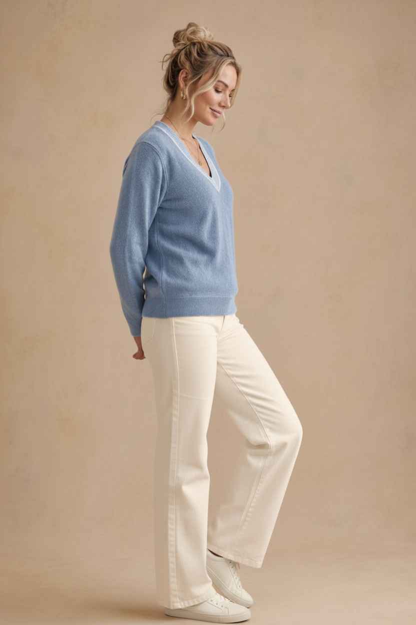 Sarah Cashmere V Neck