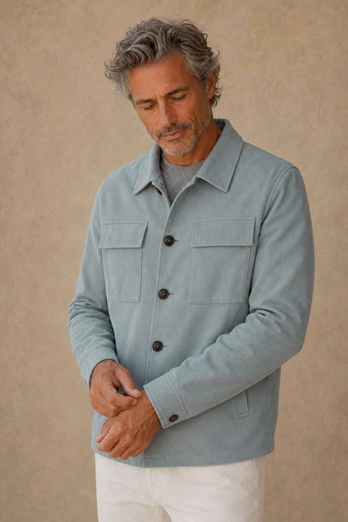 Hugo Men's Suede Chore Jacket