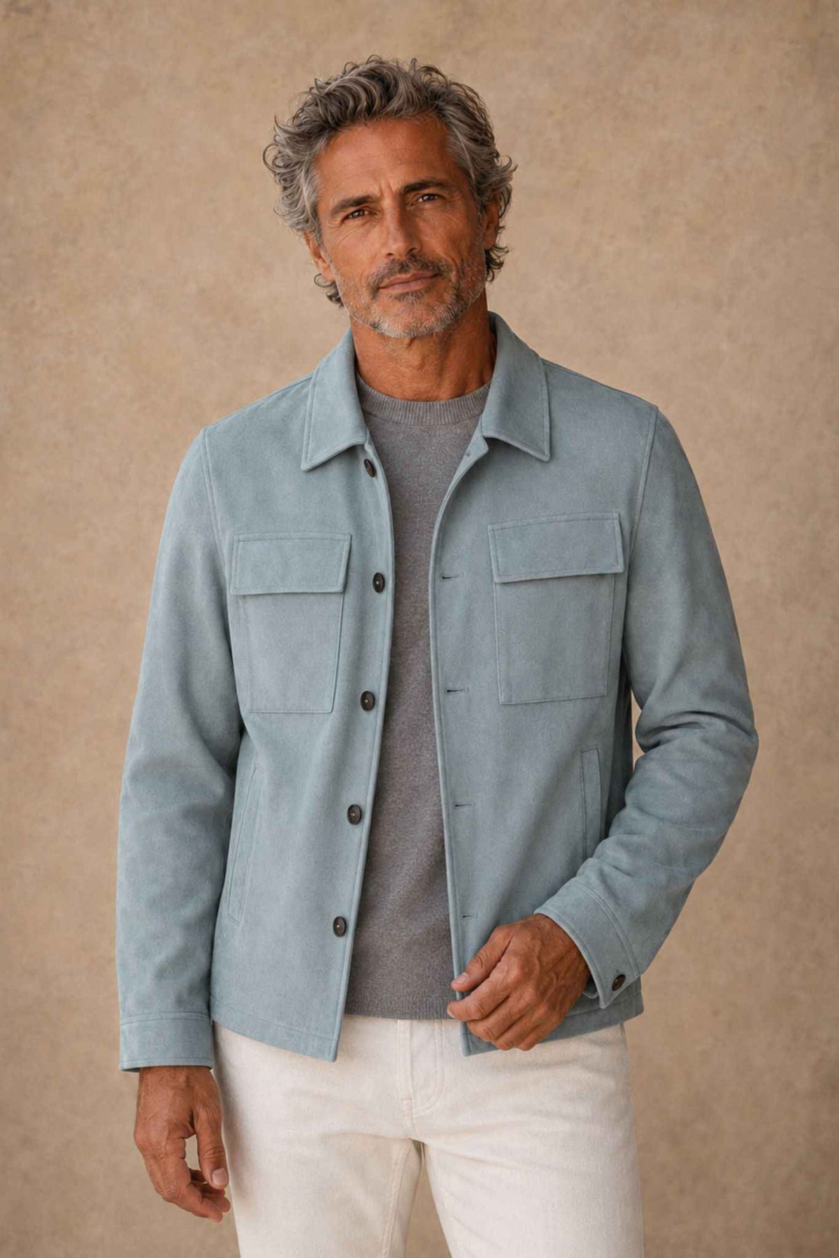 Hugo Men's Suede Chore Jacket