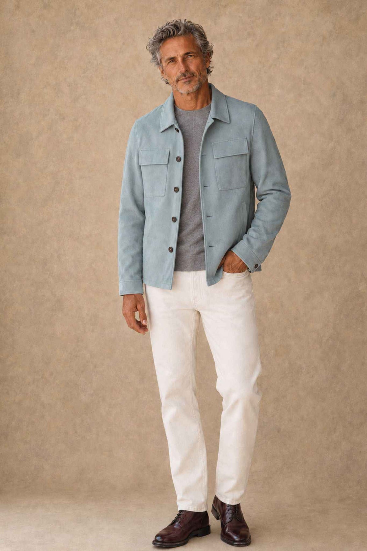 Hugo Men's Suede Chore Jacket