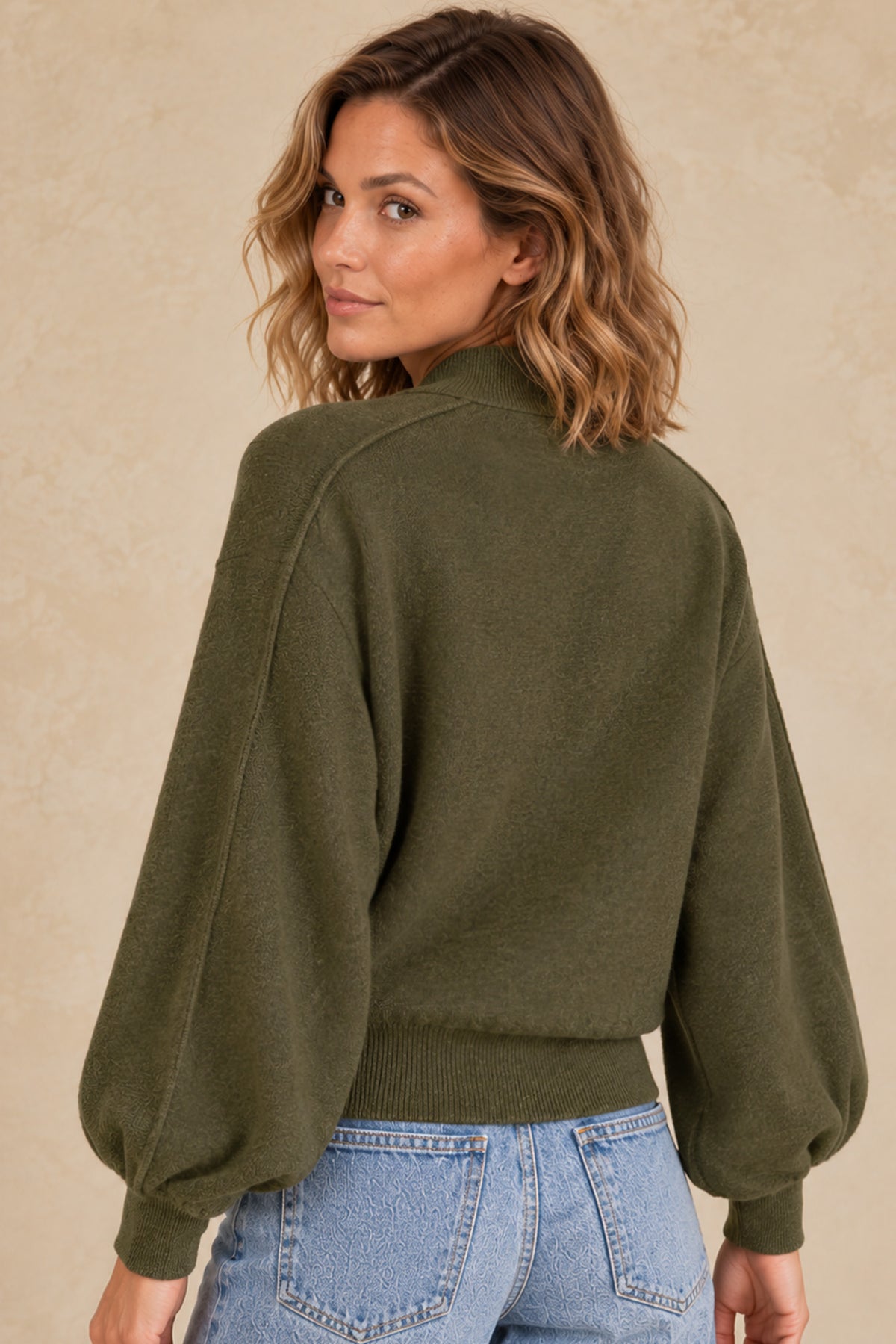 Gayle Cashmere Blend Zip Cardigan