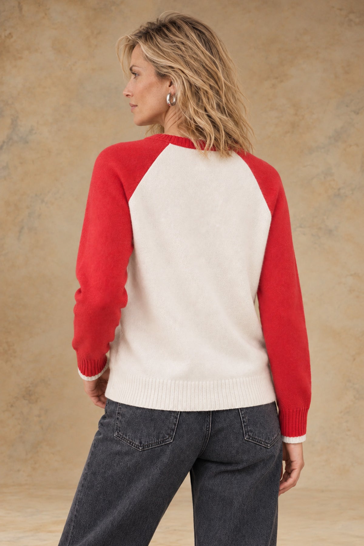 Proctor Cashmere Baseball Pullover