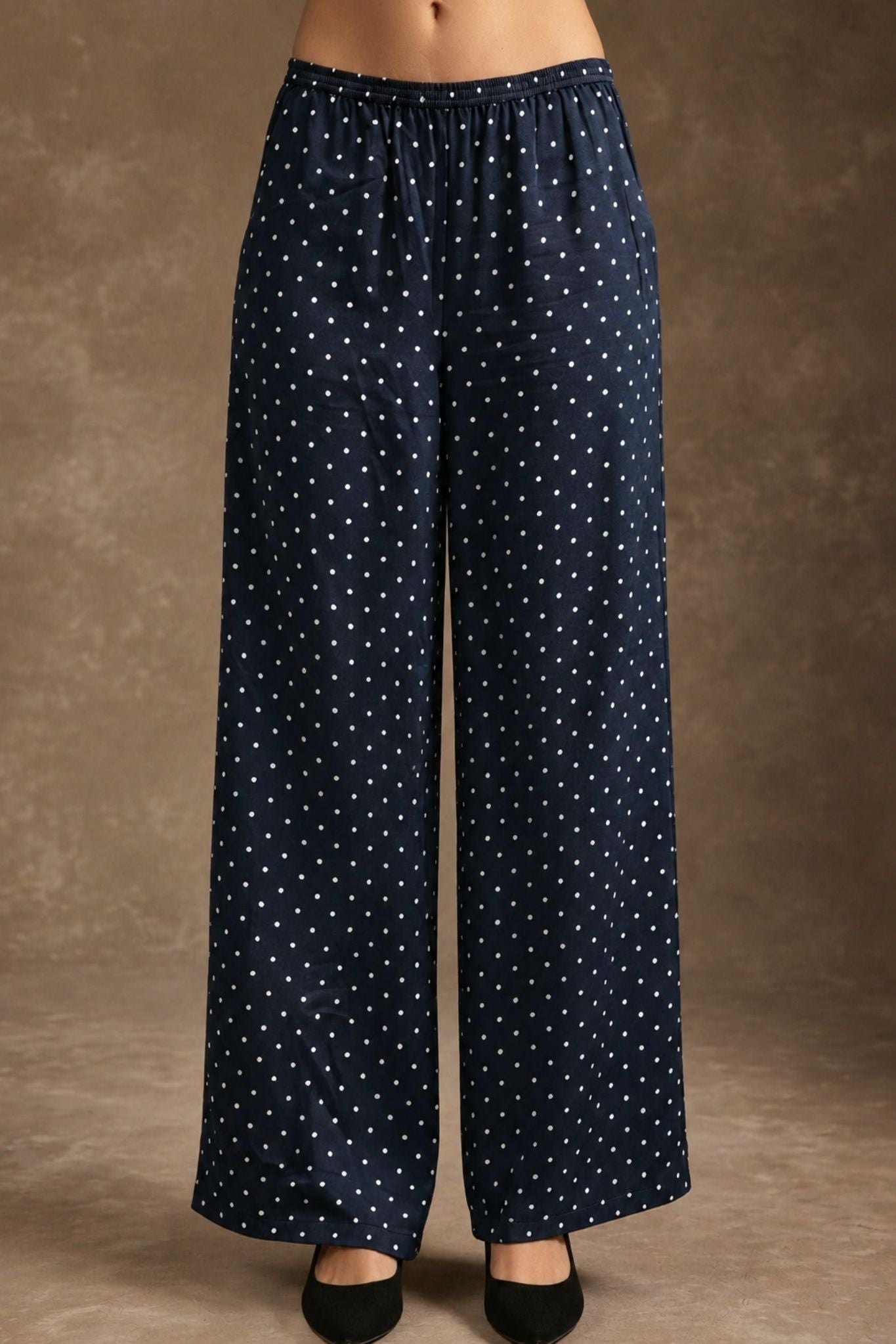 Akira Polka Dot Silk Pant
