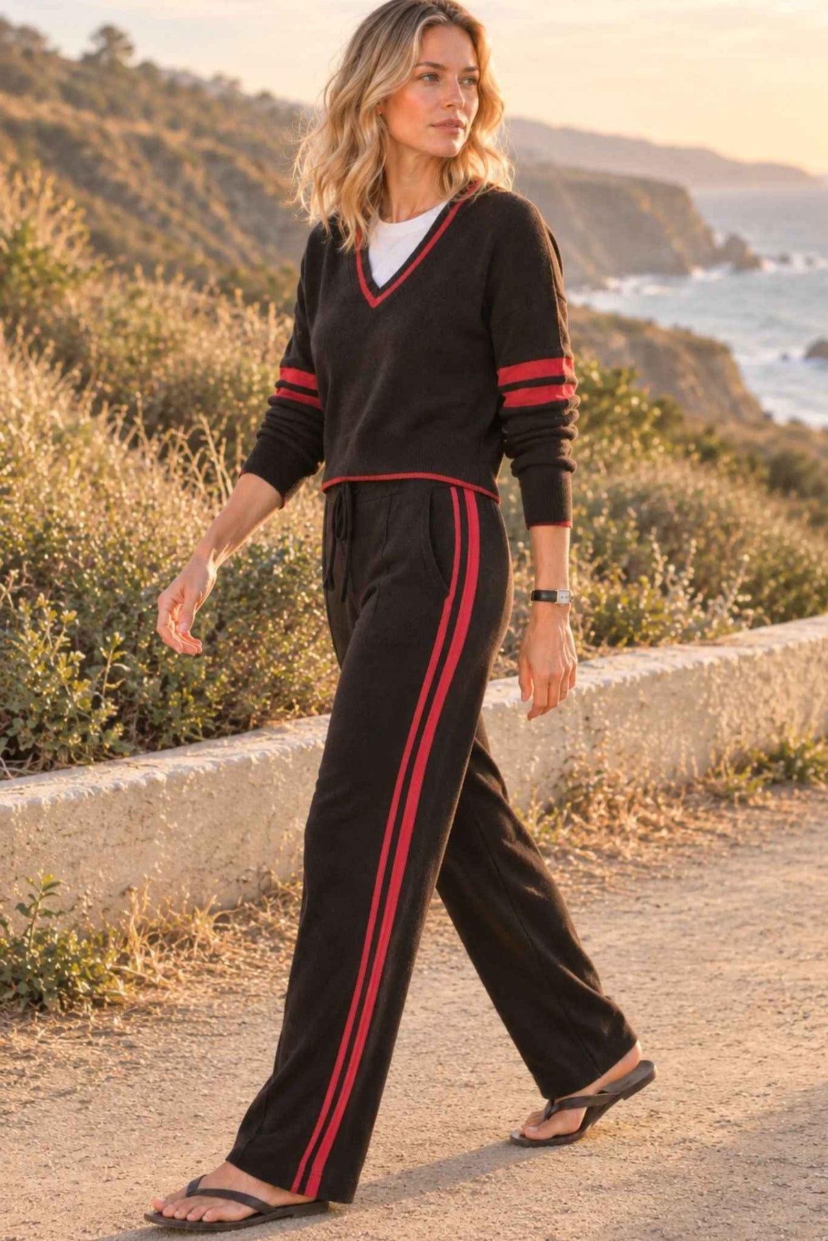 Ashley+Wallis Cashmere Track Pant Set