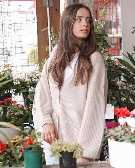KAMIRA-A Oversized Chunky Cardigan