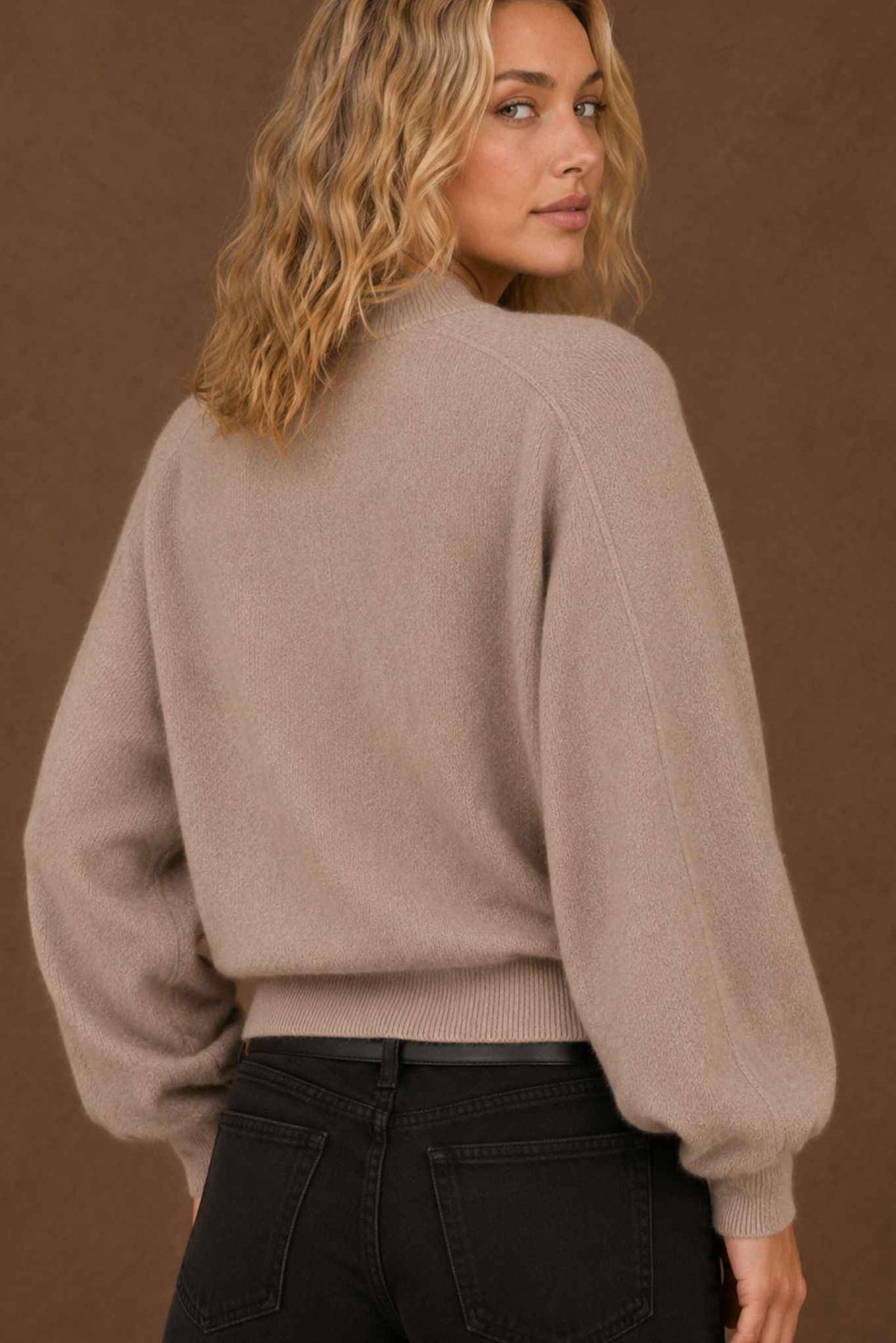 Gayle Cashmere Blend Zip Cardigan