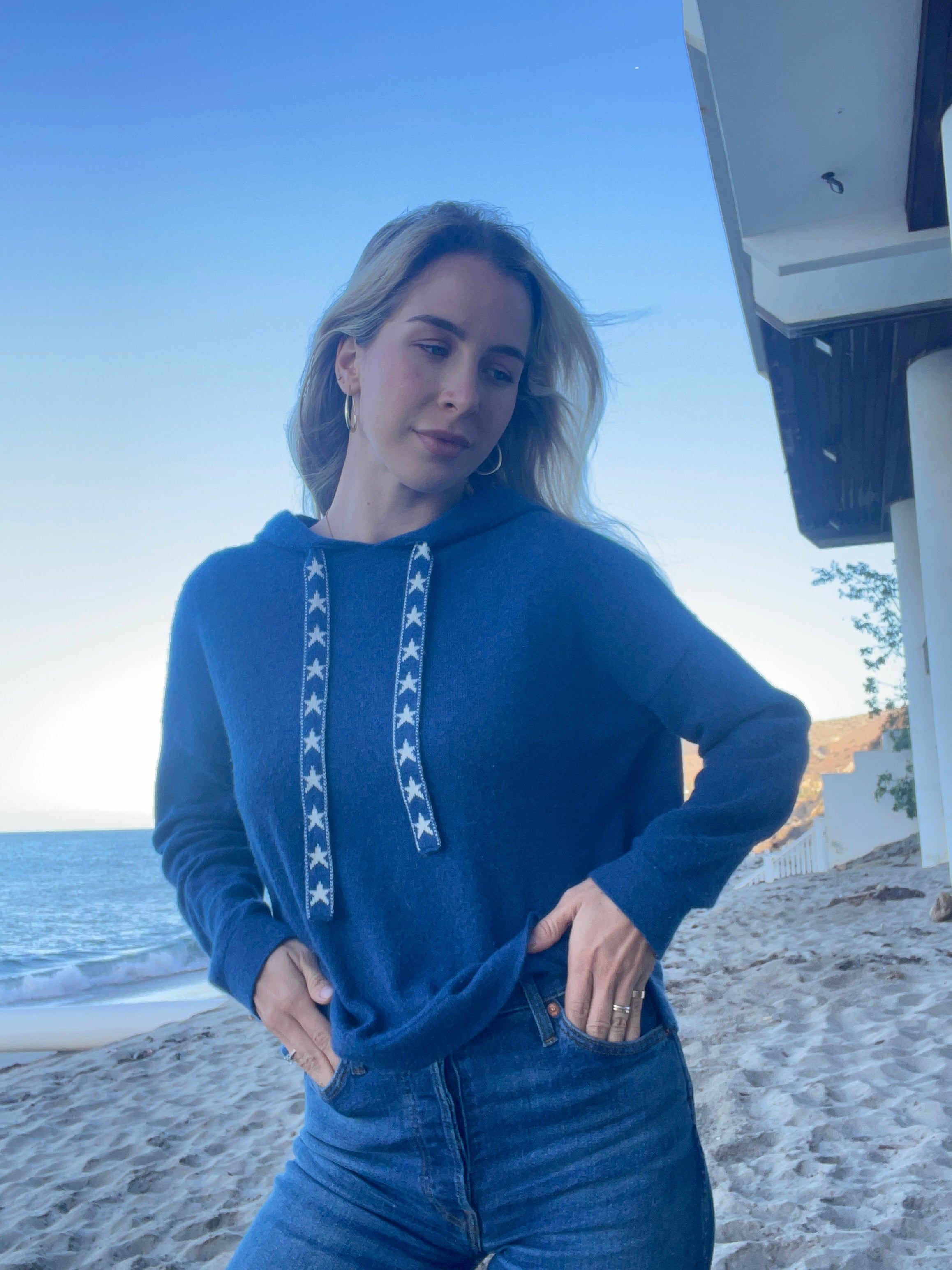 Tova Star Cashmere Hoodie for Women